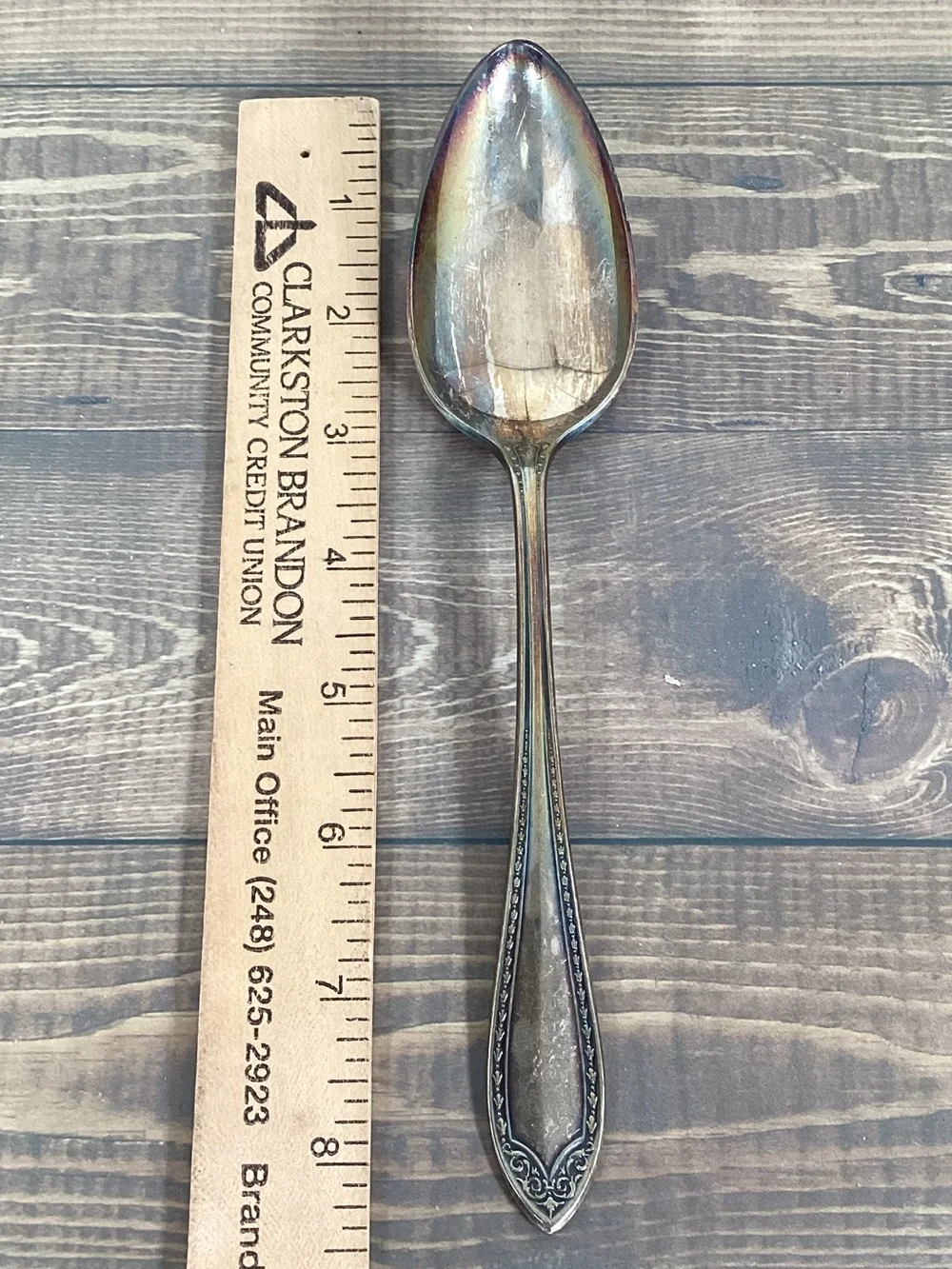 Vintage Silver Plated Spoon Collection, Lot Of 7 Spoons